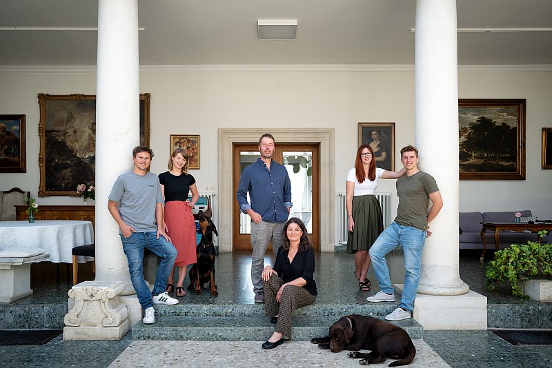 Familie Moser von Vitikultur Moser aus dem Kremstal in Österreich